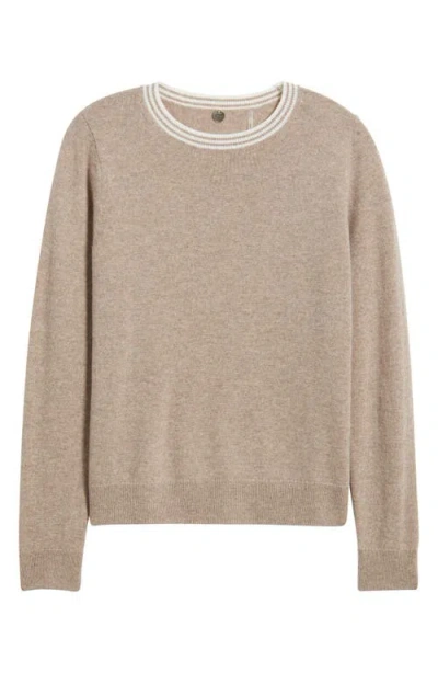 Margaret O'leary Crewneck Cashmere Sweater In Gold