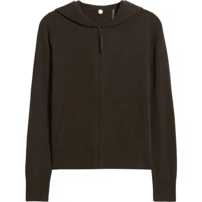Margaret O'leary Fitted Cashmere Hoodie In Brown