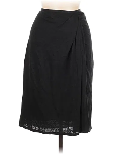 Pre-owned Margaret O'leary Formal Skirt In Black