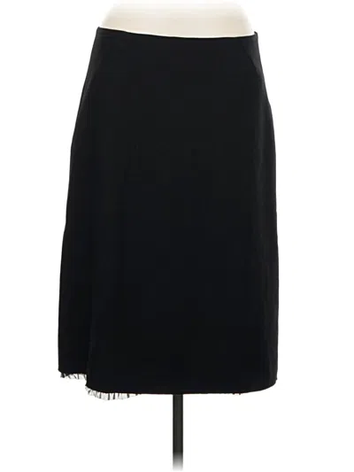 Pre-owned Margaret O'leary Formal Skirt In Black