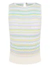 Margaret O'leary Inc Chevron Tank Top
