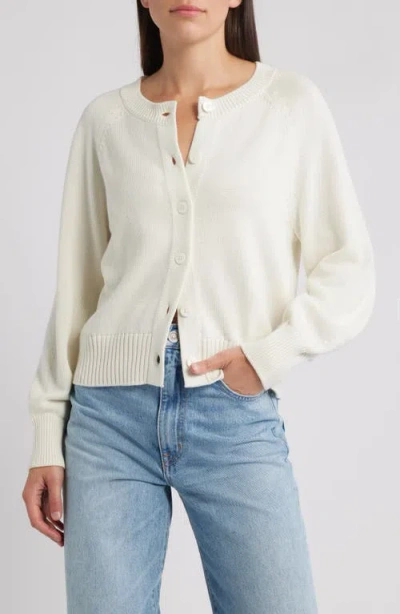 Margaret O'leary Julia Cardigan In White