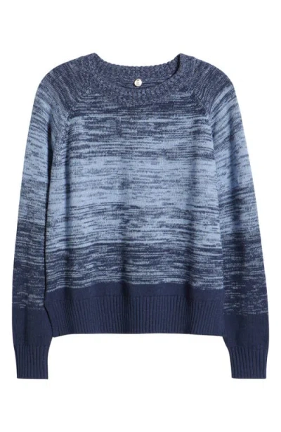 Margaret O'leary Livia Crewneck Sweater In Periwinkle Mix