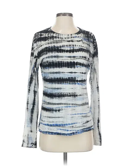 Pre-owned Margaret O'leary Long Sleeve T-shirt In Blue