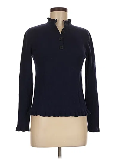 Pre-owned Margaret O'leary Pullover Sweater In Blue