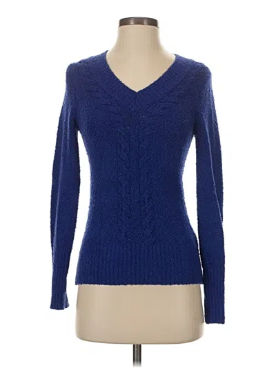 Pre-owned Margaret O'leary Pullover Sweater In Blue