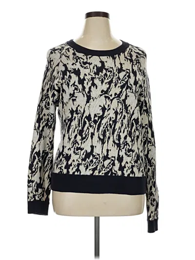 Pre-owned Margaret O'leary Pullover Sweater In Blue