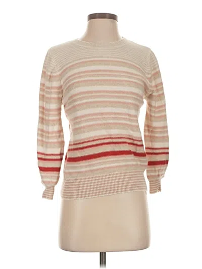 Pre-owned Margaret O'leary Pullover Sweater In Ivory