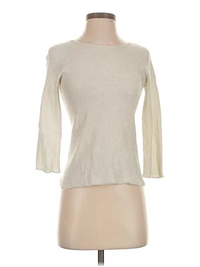 Pre-owned Margaret O'leary Pullover Sweater In Ivory