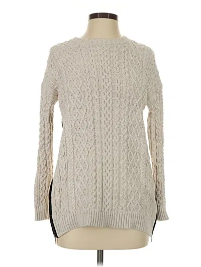 Pre-owned Margaret O'leary Pullover Sweater In Ivory