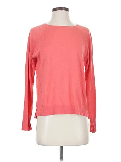 Pre-owned Margaret O'leary Pullover Sweater In Pink