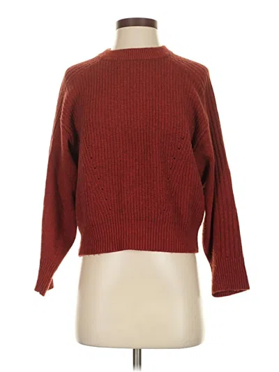 Pre-owned Margaret O'leary Pullover Sweater In Red