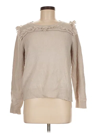 Pre-owned Margaret O'leary Pullover Sweater In Tan