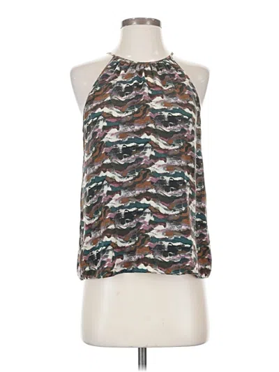 Pre-owned Margaret O'leary Sleeveless Blouse In Gray