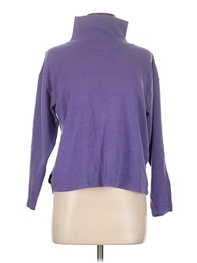 Pre-owned Margaret O'leary Turtleneck Sweater In Purple