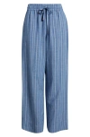 Margaret O'leary Vida Stripe Wide Leg Pants In Riviera