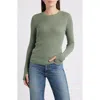 Margaret O'leary Waffle Stitch Top In Green