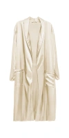 Margaret Opera Coat Buttercream Sheen