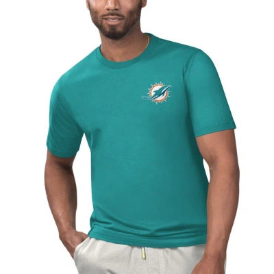 Margaritaville Aqua Miami Dolphins Licensed To Chill T-shirt