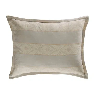 Margaritaville Big Sky Pillow Natural And Sand Cotton In Brown