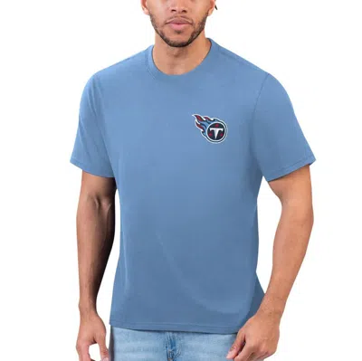Margaritaville Blue Tennessee Titans T-shirt In Poppy