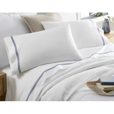 Margaritaville Last Mango Pillowcases – Double Border | 200tc Cotton Percale In White