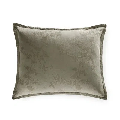 Margaritaville Leaf Pillow Sage Cotton In Green