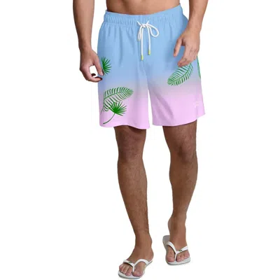 Margaritaville Light Blue Buffalo Bills Sunset On The Beach Swim Shorts