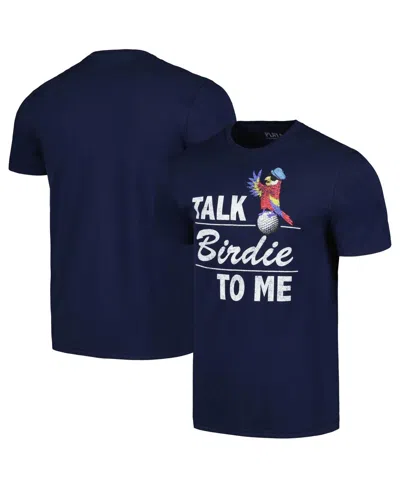 Margaritaville Men's And Women's  Navy Talk Birdie To Me T-shirt