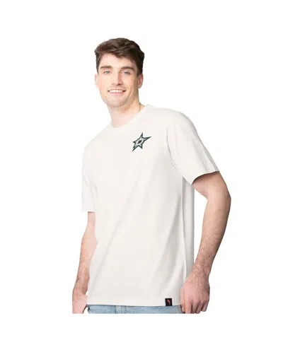 Margaritaville Men's Cream Dallas Stars Time Flies T-shirt In White