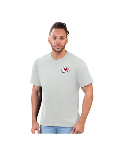 Margaritaville Men's Gray Kansas City Chiefs Flip Flop T-shirt