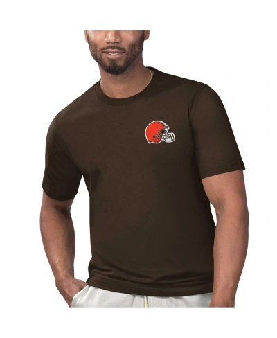 Margaritaville Brown Cleveland Browns Licensed To Chill T-shirt