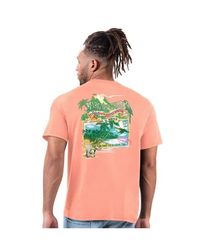 Margaritaville Men's Orange Cincinnati Bengals Time Flies T-shirt In Pink