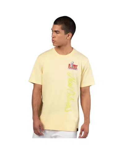 Margaritaville Men's Yellow Super Bowl Lix Life's A Beach T-shirt