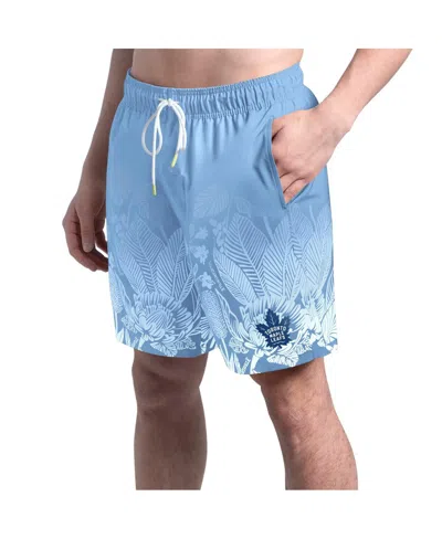 Margaritaville Men's Blue Toronto Maple Leaf's Lagoon Fiesta Swim Shorts In Multi