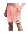 Margaritaville Men'sâ Pink Carolina Hurricanes Lagoon Fiesta Swim Shorts In Neutral