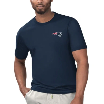 Margaritaville Navy New England Patriots Licensed To Chill T-shirt
