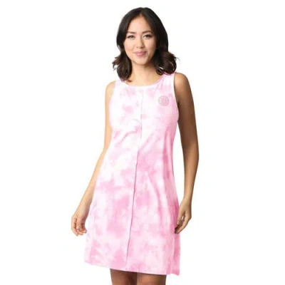 Margaritaville Pink Boston Bruins Clouds Tie-dye Dress