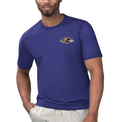 Margaritaville Purple Baltimore Ravens Licensed To Chill T-shirt