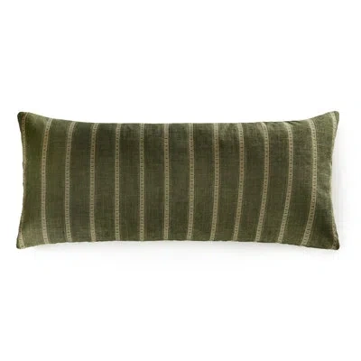 Margaritaville Rancho Stripe Woven Pillow Made-to-order In Green