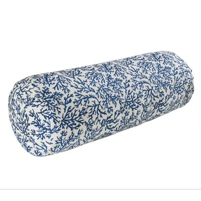 Margaritaville Seabed Pillow Navy | White Made-to-order In Blue