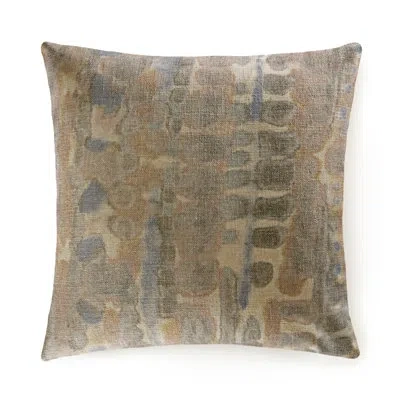 Margaritaville Under Currents Pillow Dusk Printed Poly | Linen Made-to-order In Brown