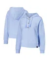 Margaritaville Women's Light Blue Dallas Cowboys Island Dream Solid Pullover Hoodie In Blue