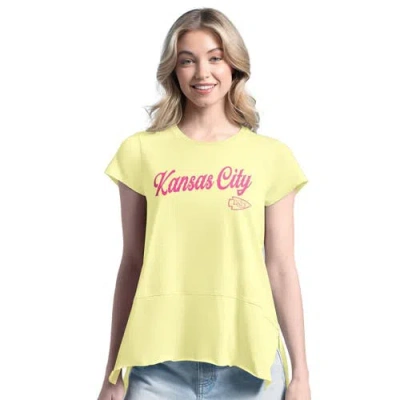 Margaritaville Yellow Kansas City Chiefs Gametime Is Paradise T-shirt In White