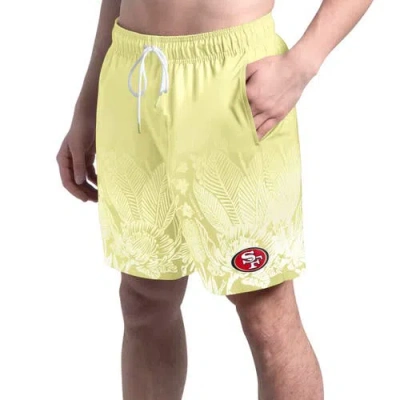 Margaritaville Yellow San Francisco 49ers Lagoon Fiesta Swim Shorts