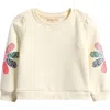 Margaux And Lexi Kids' Puff Sleeve Sweatshirt In Neutral