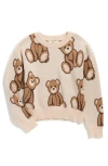 Margaux And Lexi Kids' Teddy Bear Sweater In Multi
