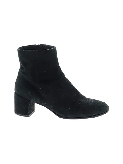 Pre-owned Margaux Ankle Boots In Black