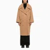 MARGAUX LONNBERG CARMEN CAMEL DOUBLE-BREASTED MAXI COAT