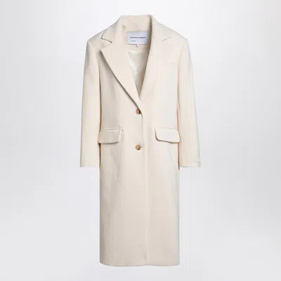 Margaux Lonnberg White Single-breasted Coat